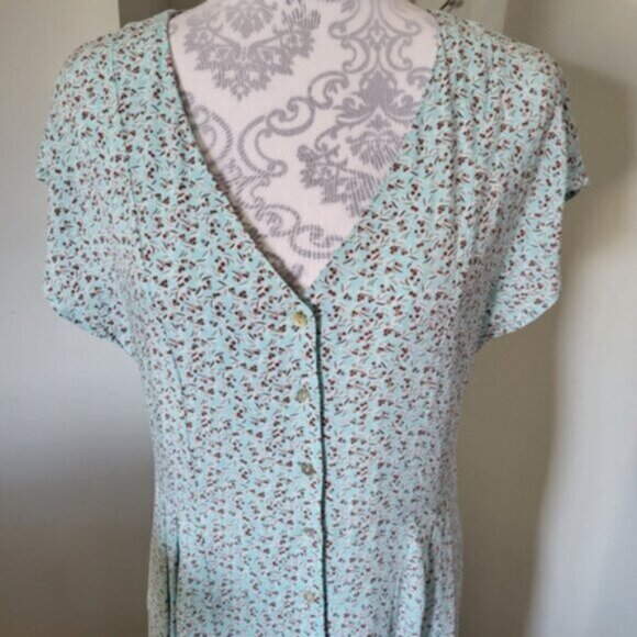 EsQualo Light and Flowy Summer Maxi Dress NWT Sz 10 - Picture 3 of 11